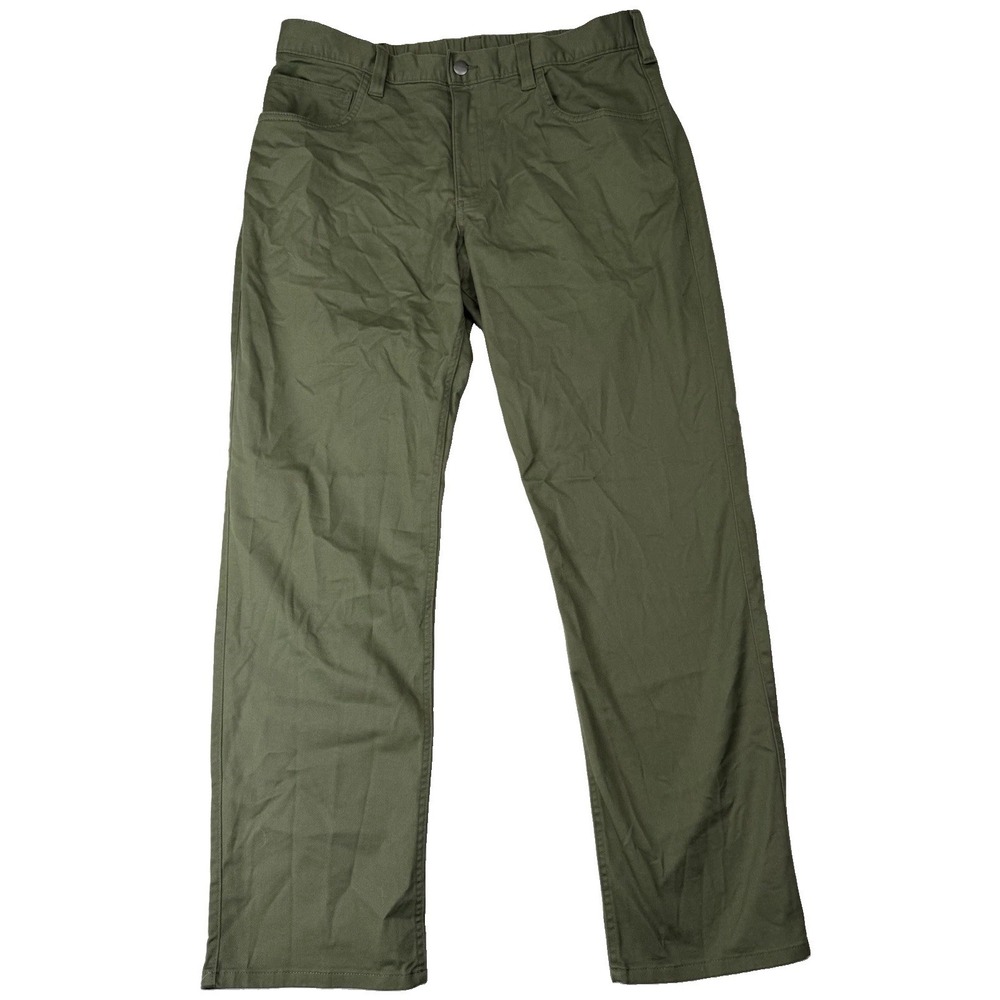 Carhartt 106279 DOV Relaxed Fit Cotton Canvas Mens Olive Green Pants 36x32